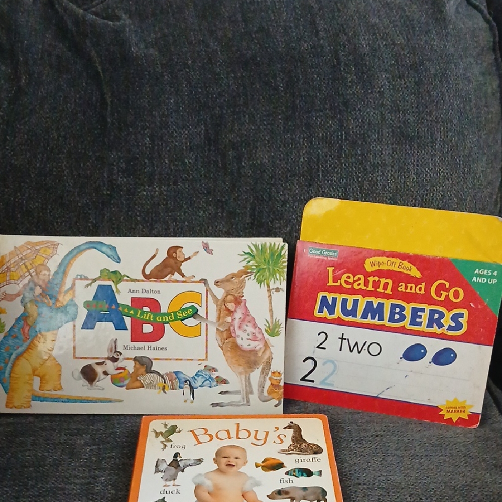 Children's Educational Book Set - ABC and Numbers